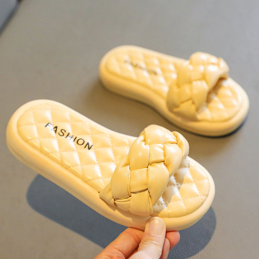 Chaussures tissées décontractées pour enfants – Respirantes, antidérapantes & confortables