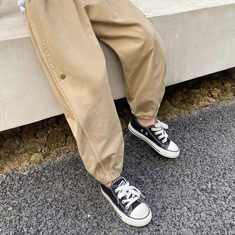 Pantalon garçon style coréen décontracté – Coupe ample et confortable