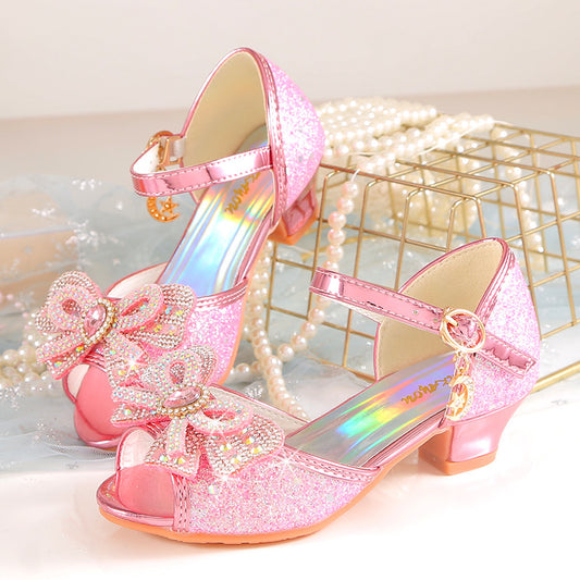 Chaussures de princesse à talons pour enfants – Élégantes et festives