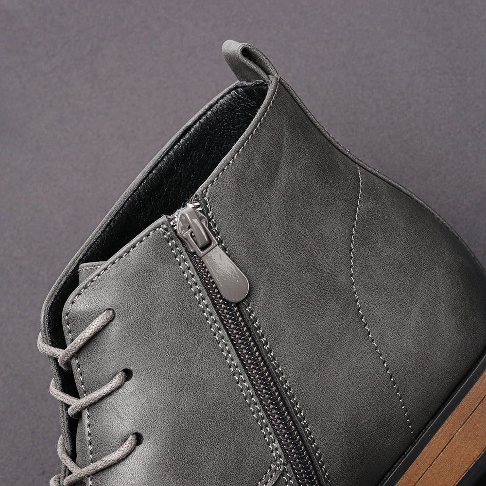 Bottes Chelsea Homme en Cuir – Confort, Élégance et Grande Taille avec Fermeture Éclair Intérieure