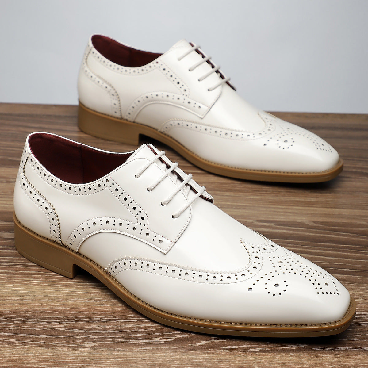 Chaussures Cuir Homme Rétro British – Élégantes, Confortables et Polyvalentes