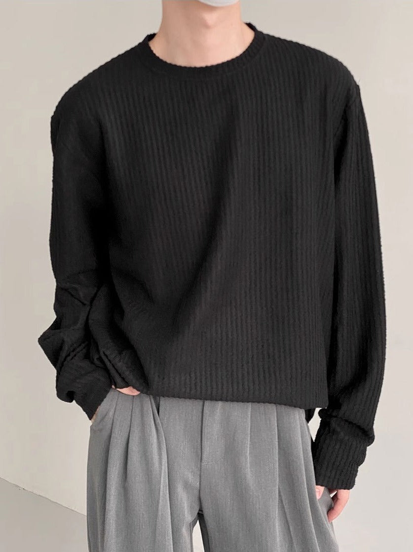 Chemise homme automne décontractée à coupe ample – Style casual confortable