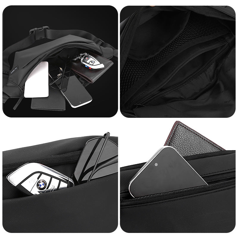 Sac bandoulière léger et imperméable pour homme – Sac à épaule sport et urbain