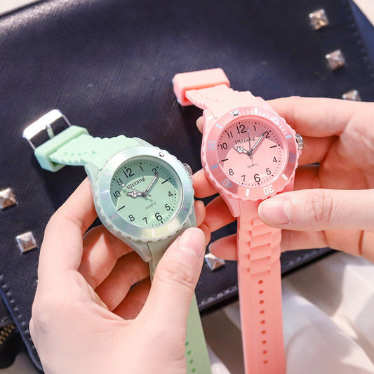 Montre en Gel Colorée pour Collégiens et Élèves de Primaire – Style Tendance et Confort