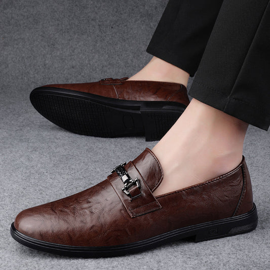 Chaussures Habillées Homme – Mocassins en Cuir de Vachette