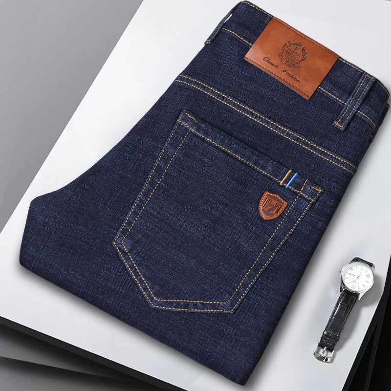 Pantalon Long Casual à Taille Élastique – Coupe Loose, Confort pour Adultes