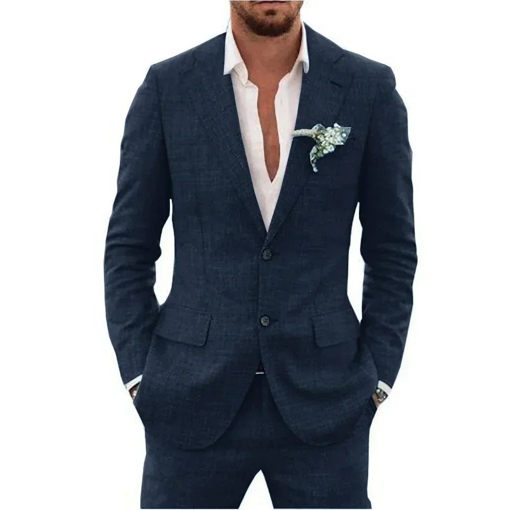 Ensemble deux pièces homme – Costume décontracté slim fit