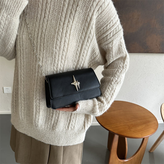 Sac carré automnal style western à bandoulière