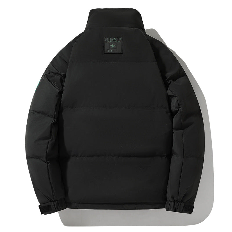 Doudoune hiver homme col montant – Style Hong Kong décontracté et chaud