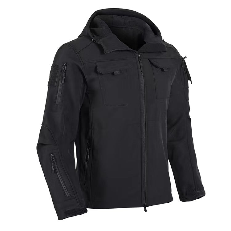 Veste softshell homme imperméable et coupe-vent – Doublure polaire chaude