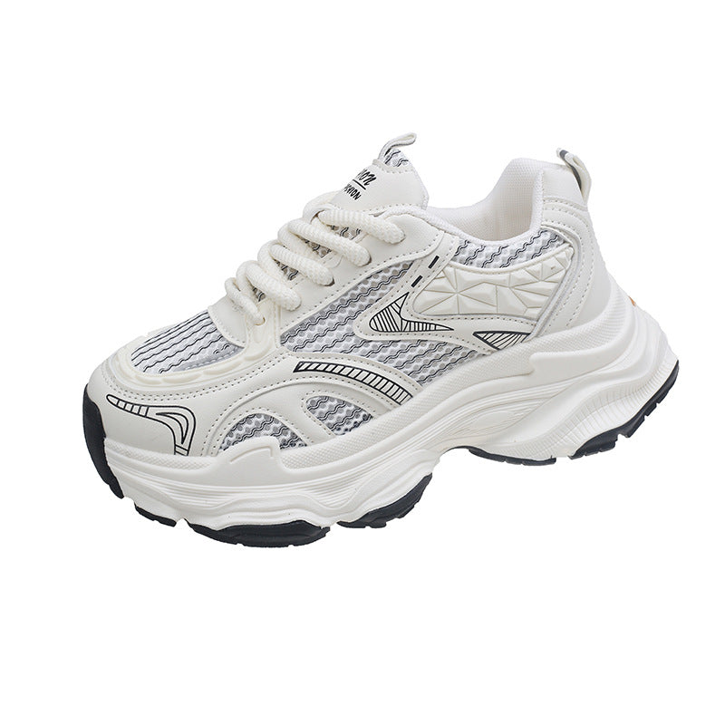 Sneakers d’été mesh respirant – look casual surélevé