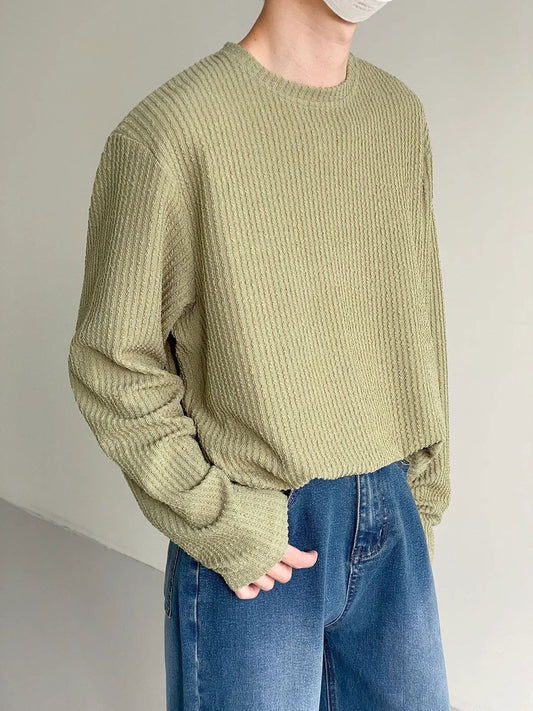 Chemise homme automne décontractée à coupe ample – Style casual confortable