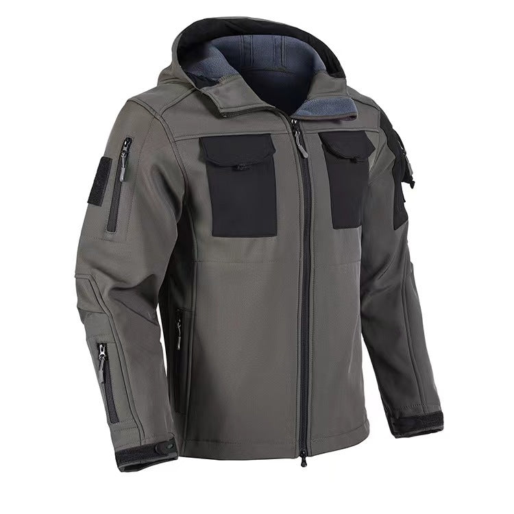 Veste softshell homme imperméable et coupe-vent – Doublure polaire chaude