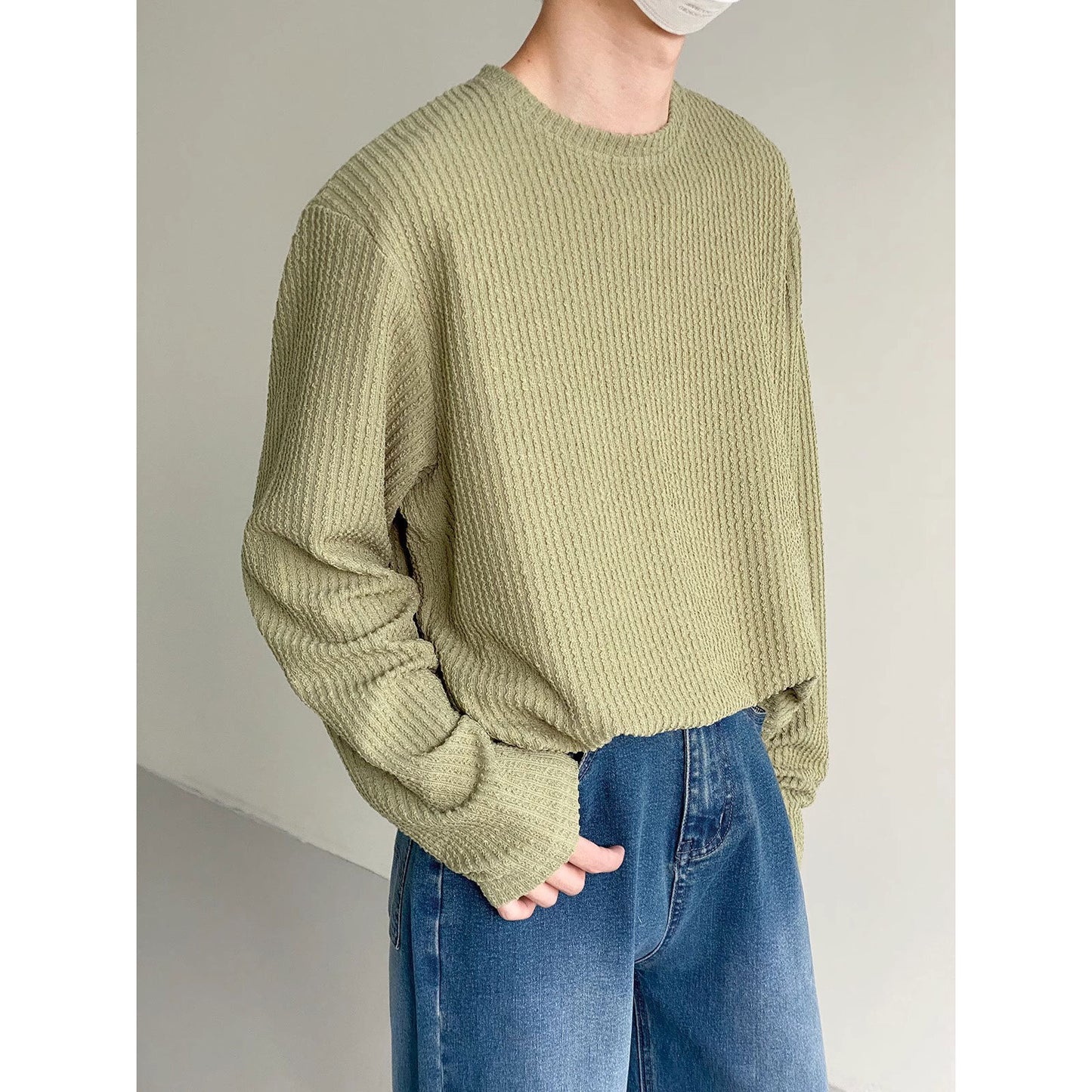 Chemise homme automne décontractée à coupe ample – Style casual confortable