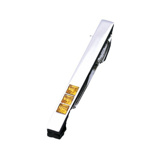 Ensemble de boutons de manchette, épingle à cravate et boutons de chemise en argent avec strass – Élégance et raffinement