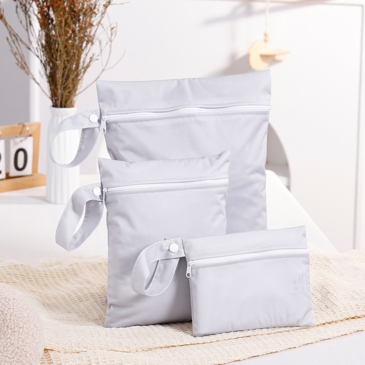 Lot de 3 Sacs de Rangement Imprimés pour Vêtements – Organisation Pratique et Élégante