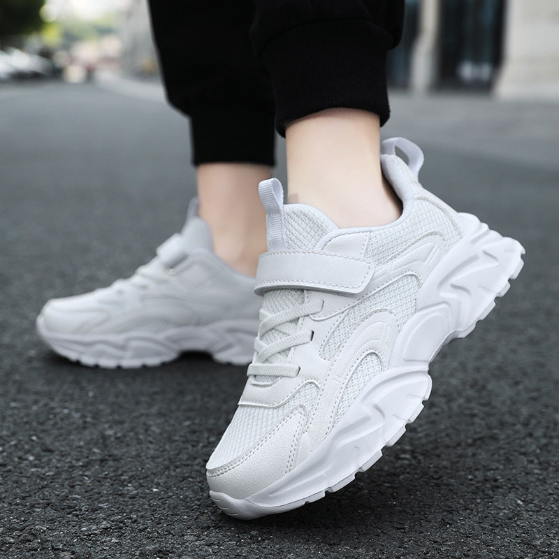 Chaussures en cuir pour enfants avec semelle souple – Élégantes et confortables