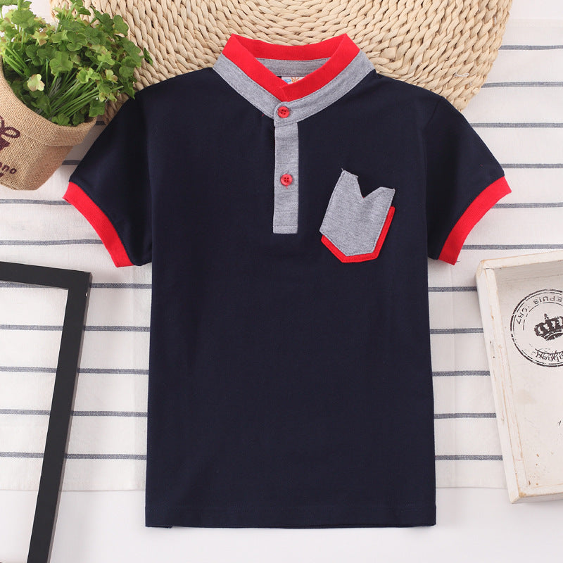 Polo enfant manches courtes – Confort et style décontracté