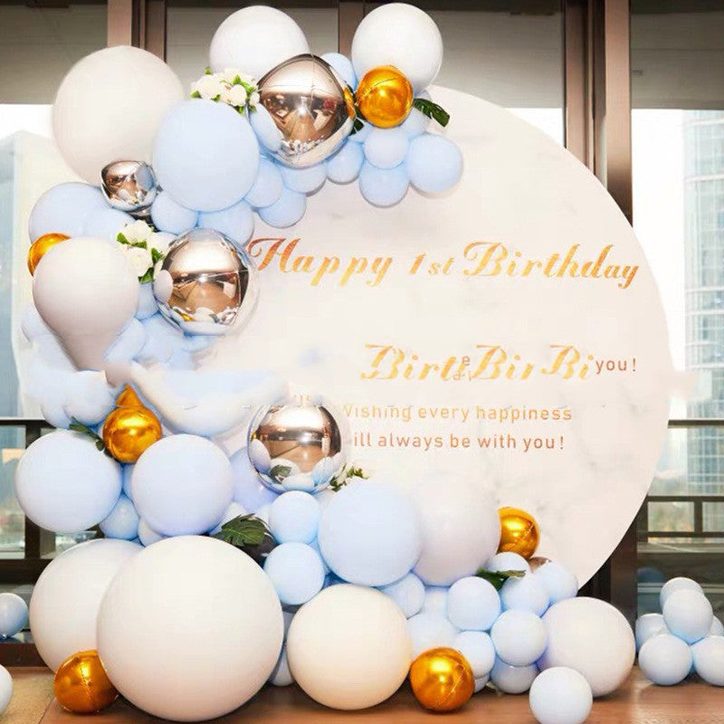 Ballon Latex Rose Gold Maca – Décoration Élégante