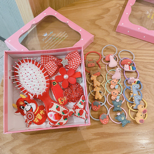 Set d’Accessoires Cheveux Enfants 28 pièces – Coffret Cadeau Filles, Varié et Coloré