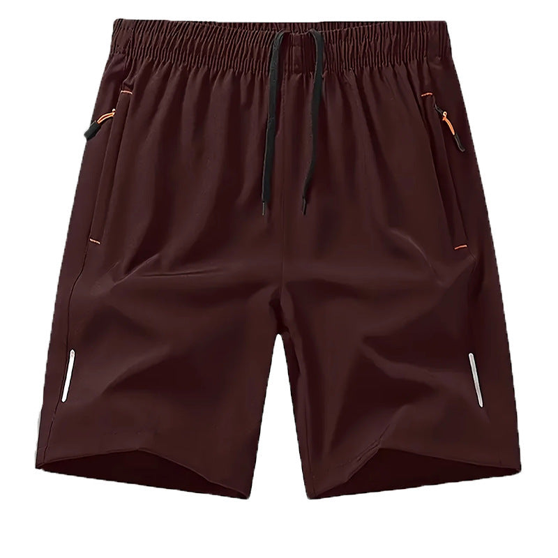 Shorts de sport homme en tissu ice-silk – Séchage rapide et ultra confortable