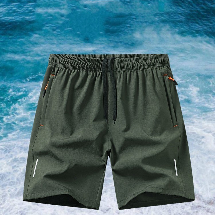 Shorts de sport homme en tissu ice-silk – Séchage rapide et ultra confortable