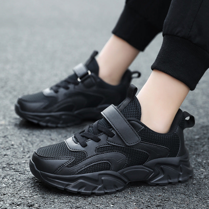 Chaussures en cuir pour enfants avec semelle souple – Élégantes et confortables