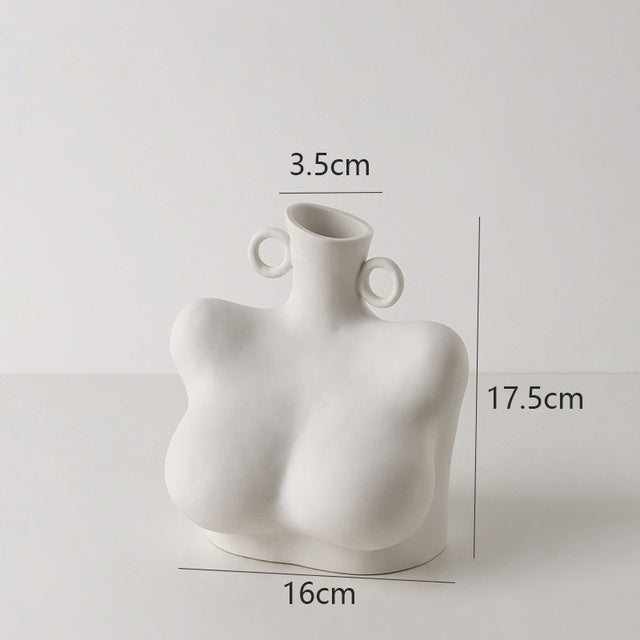 Vase en céramique moderne – Décoration élégante pour salon et cadeau