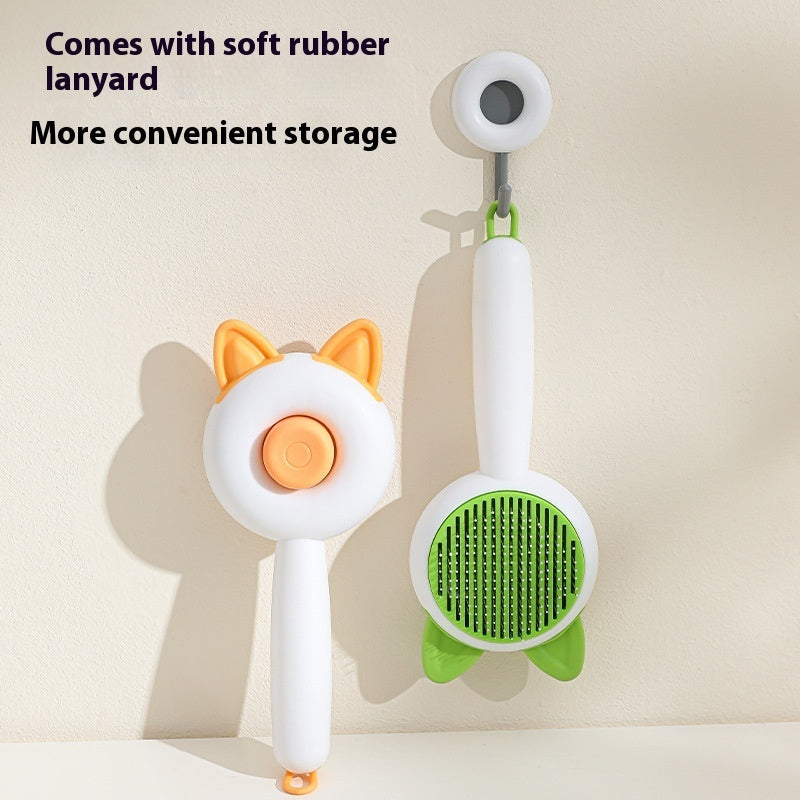 Brosse Auto-Nettoyant pour Chiens et Chats