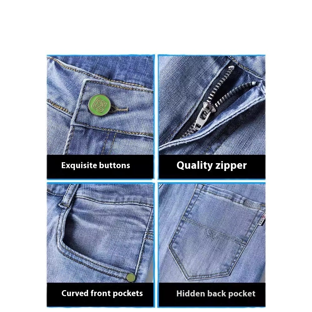 Pantalon Homme Droit et Ample – Style High Street Printemps/Été