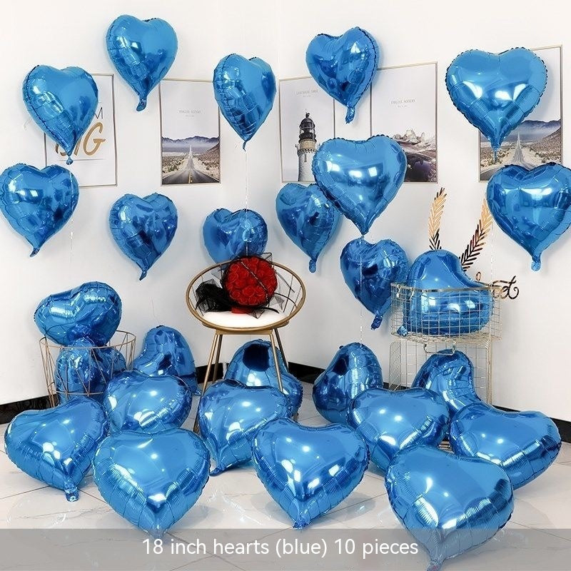 Ballon en Aluminium en Forme de Cœur 520 – Décoration de Mariage et Anniversaire