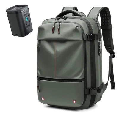 Sac à dos de voyage homme – business, grande capacité avec compression sous vide