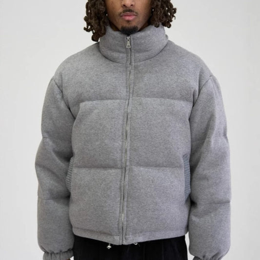 Doudoune courte homme 50% duvet de canard blanc – Veste chaude et légère