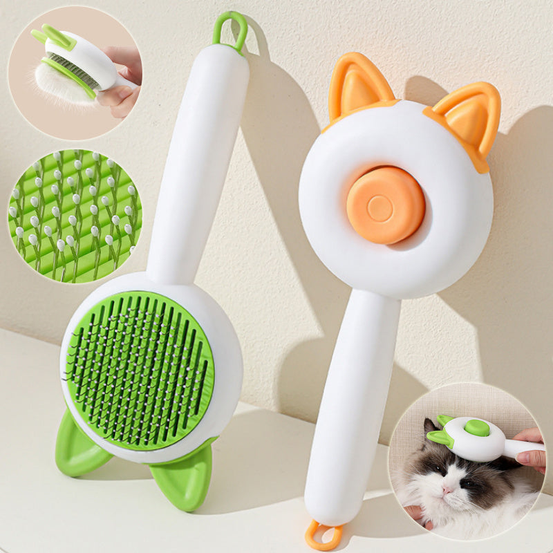 Brosse Auto-Nettoyant pour Chiens et Chats