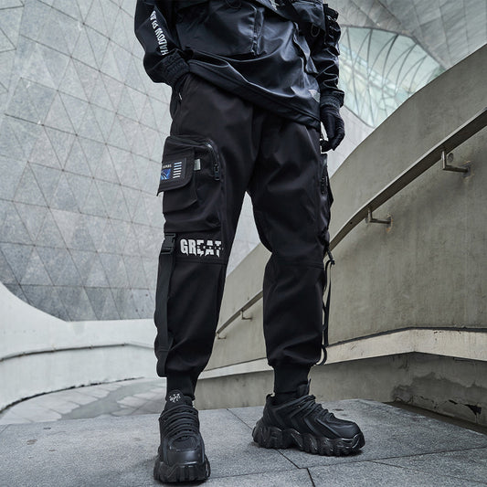 Pantalon Homme Fonctionnel – Style High Street Casual