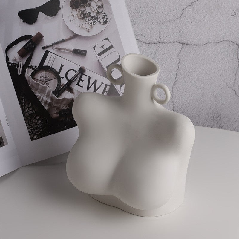Vase en céramique moderne – Décoration élégante pour salon et cadeau