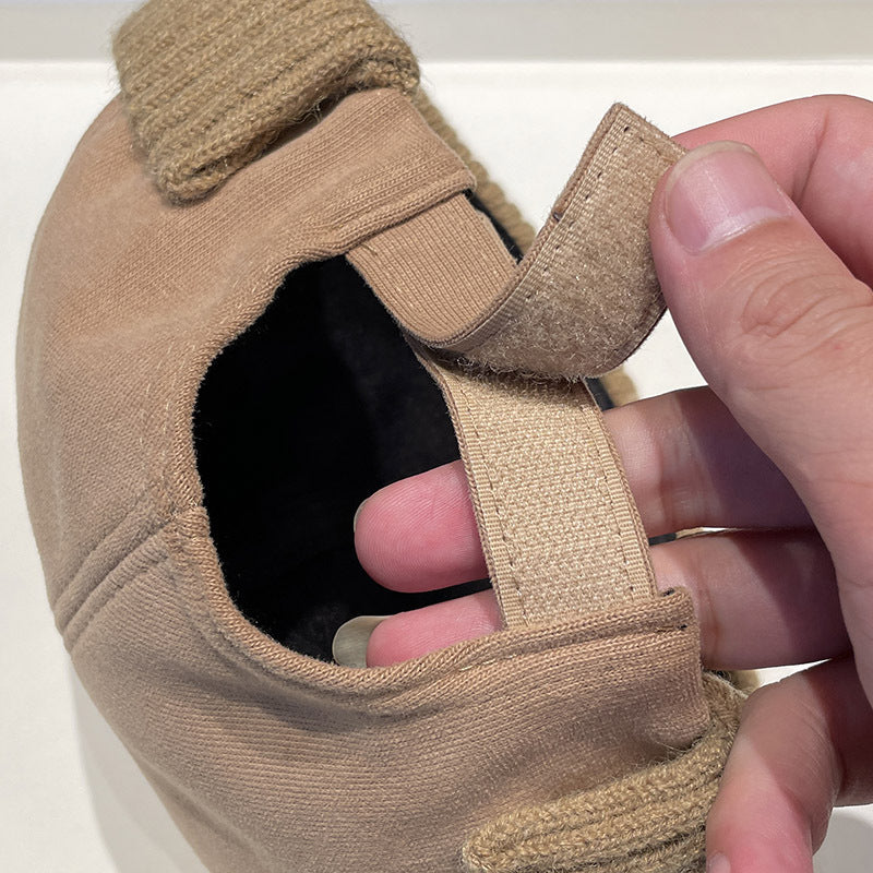 Béret en velours daim pour homme – Chapeau melon style rétro automne/hiver