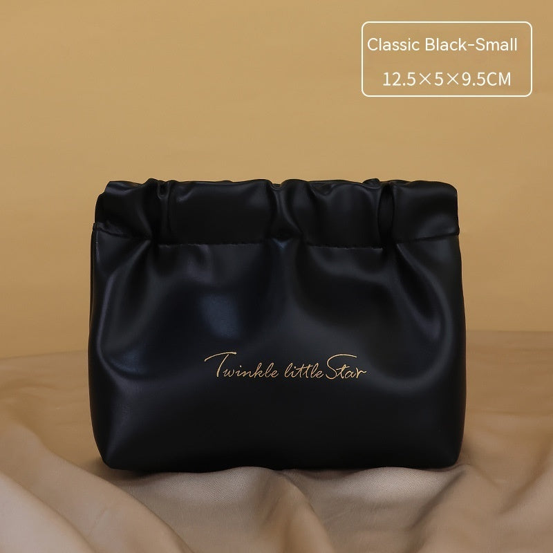 Trousse de toilette cuir grand volume