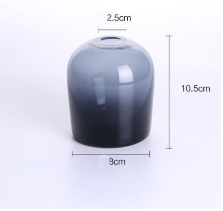 Vase en verre simple et créatif – Décoration moderne pour salon ou table à manger