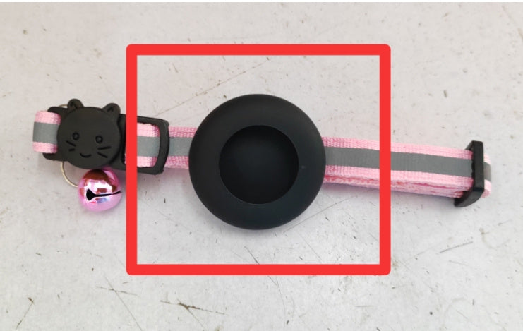 🐾 Collier Réfléchissant avec Support AirTag et Clochette – Anti‑perte pour Chats & Chiens